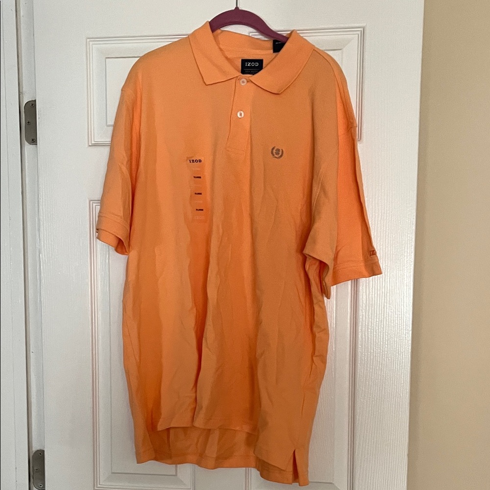 IZOD Men's Polo Shirt in Bright Orange